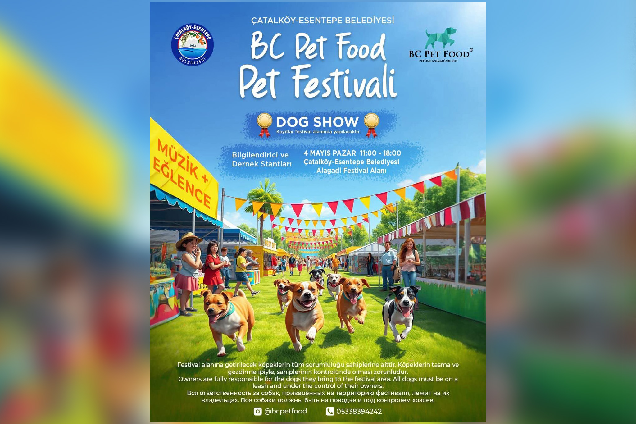 Çatalköy-Esentepe Belediyesi pet festivali düzenliyor
