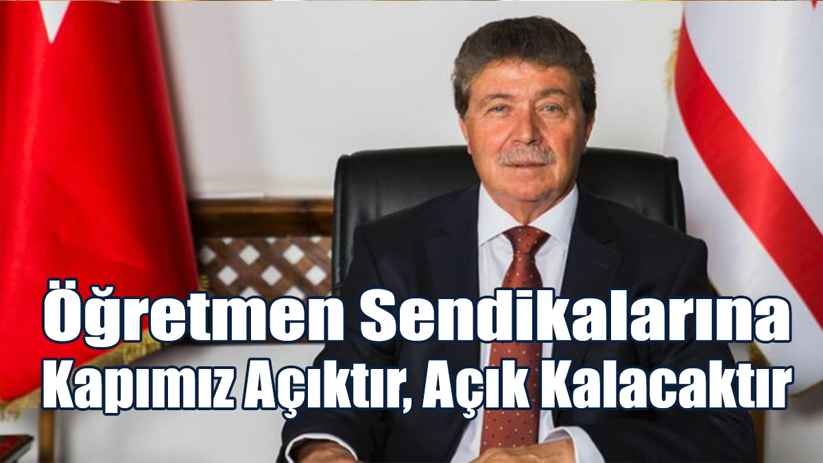 Üstel, Öğretmenlerle ilgili açıklama yaptı
