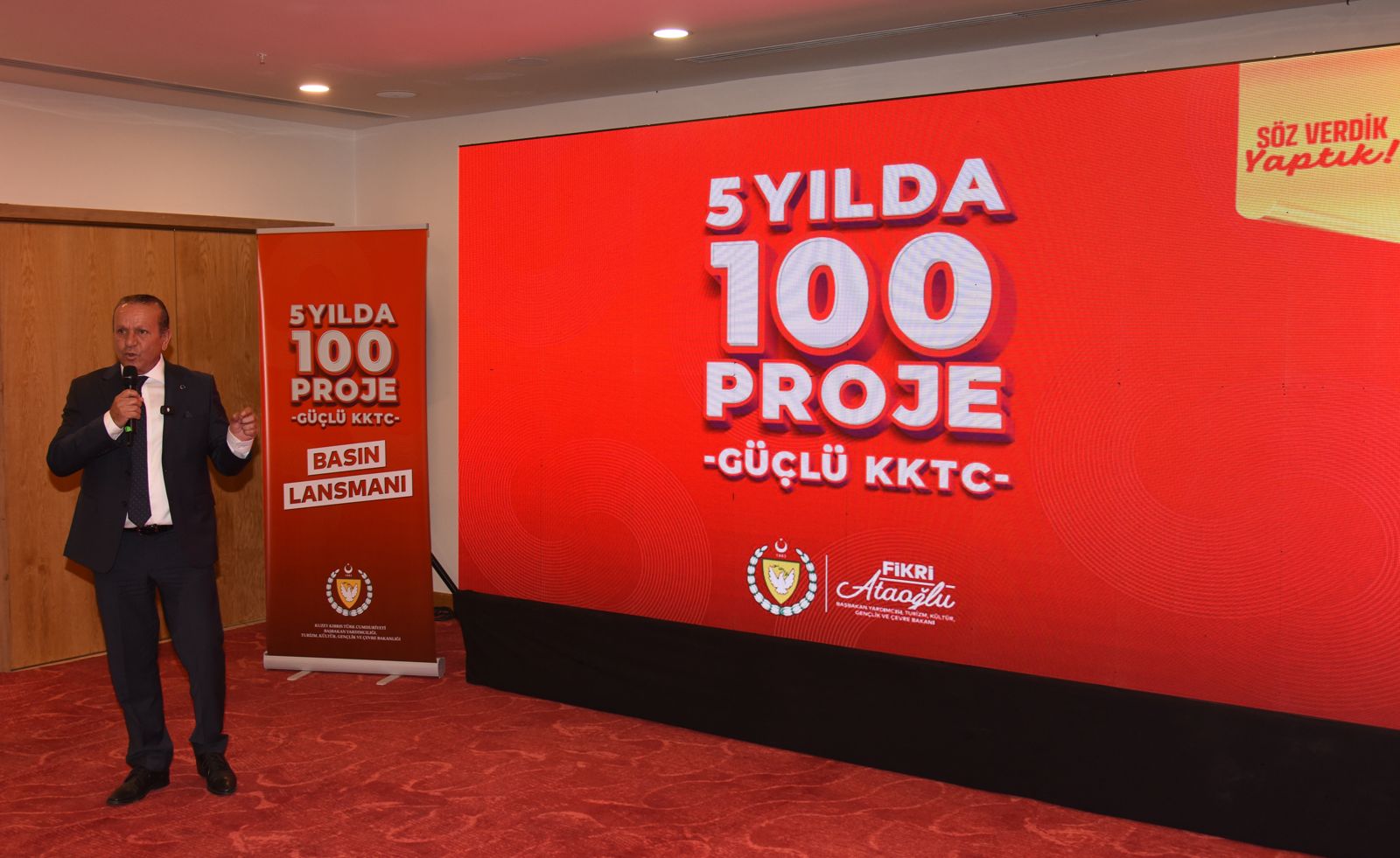 Ataoğlu beş yılda tamamlanan ve devam eden 100 projeyi anlattı