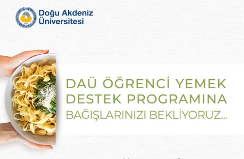 DAÜ ücretsiz yemek programı devam ediyor