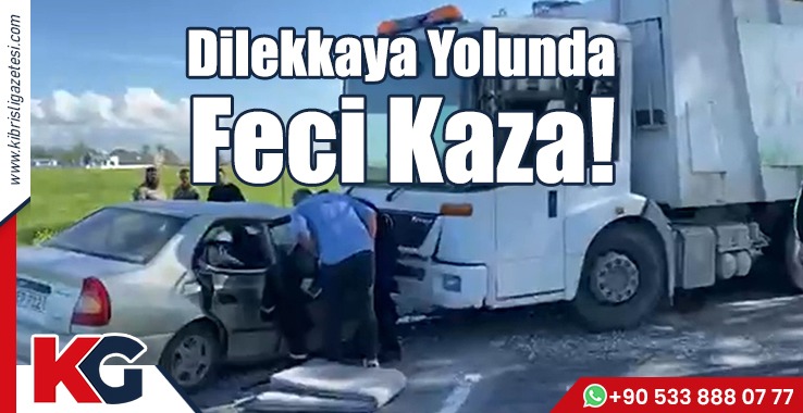 Çöp Kamyonu, Salon Araçla Çarpıştı: 1 Ağır Yaralı