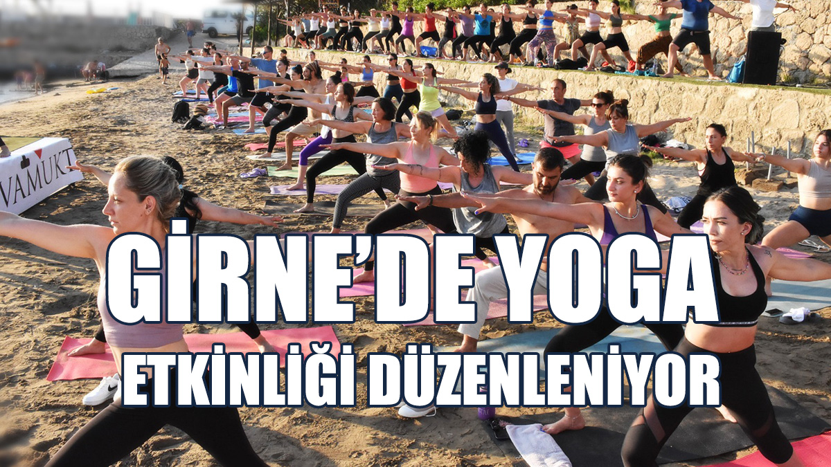 Girne Kervansaray Halk Plajı’nda Yoga Etkinliği Düzenleniyor