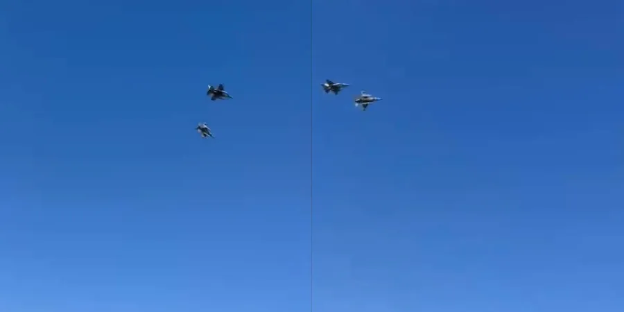 Yunan Hava Kuvvetlerine bağlı F-16’lar Lefkoşa üzerinde uçuş yaptı