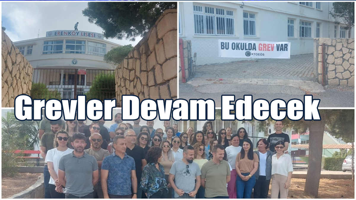 KTOEÖS’ün Tüm Okullarda Başlattığı Grev Devam Ediyor