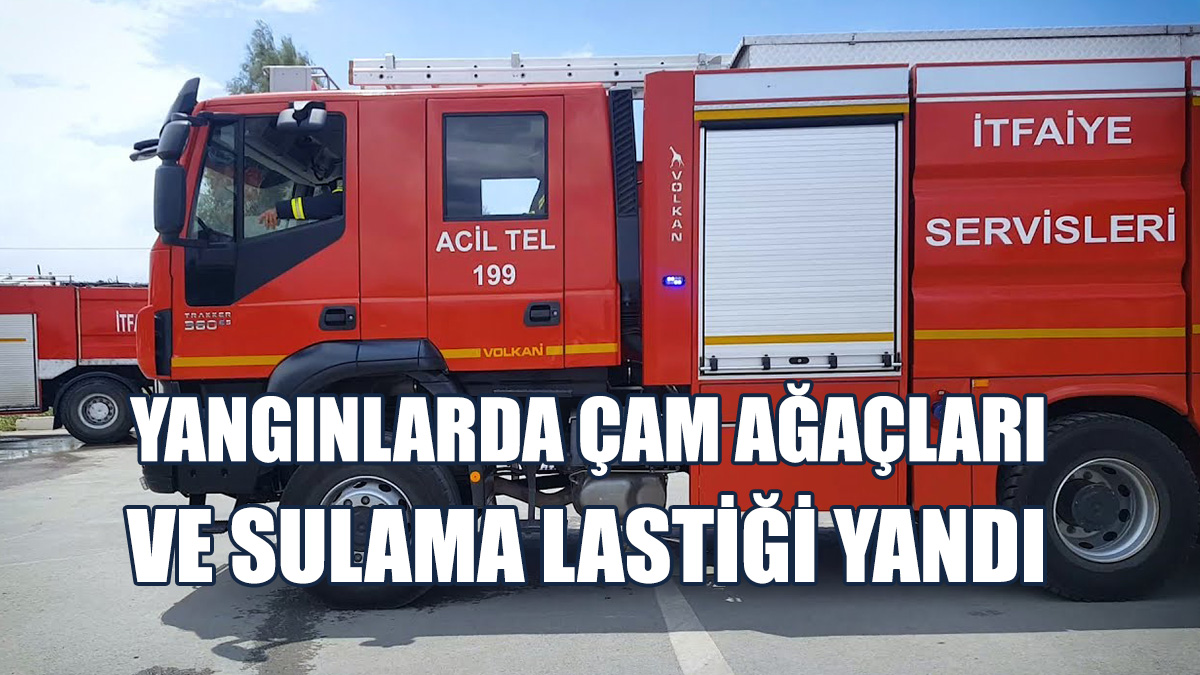 Yayla Ve Aydınköy’de Yangın