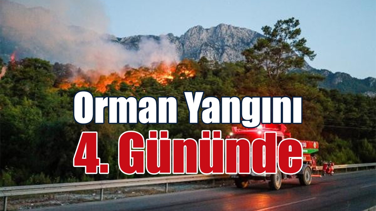 Orman Yangını 4. Gününde