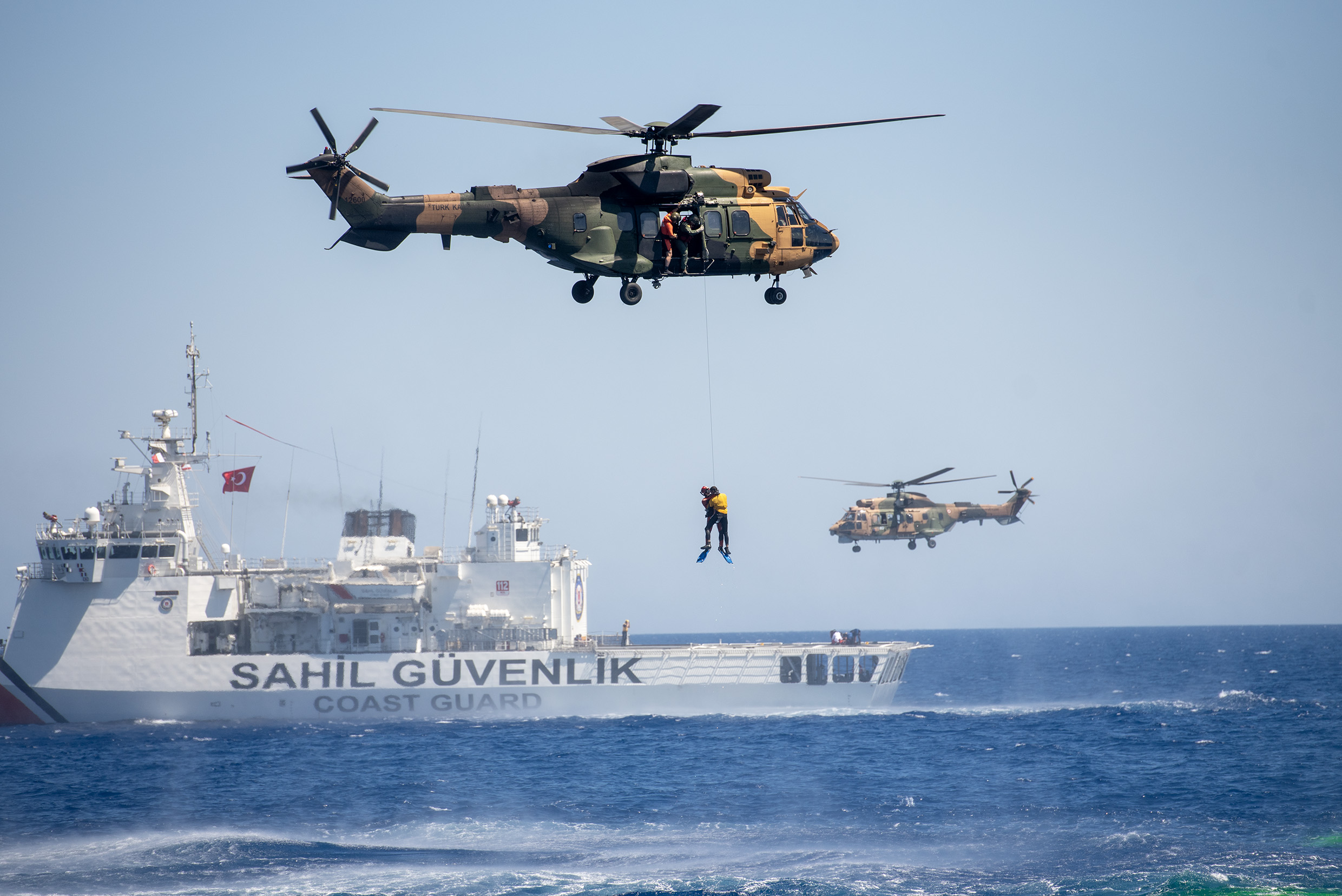 Arama Kurtarma Davet Tatbikatı’nın deniz safhası icra edildi