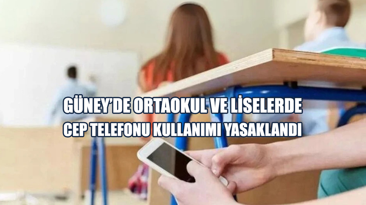 Güney’deki Okullarda Cep Telefonu Kullanımı Yasaklandı