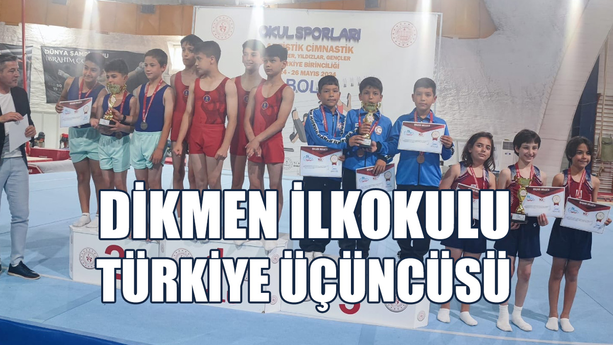 Dikmen İlkokulu, İlk Yarışmasında Türkiye Üçüncüsü