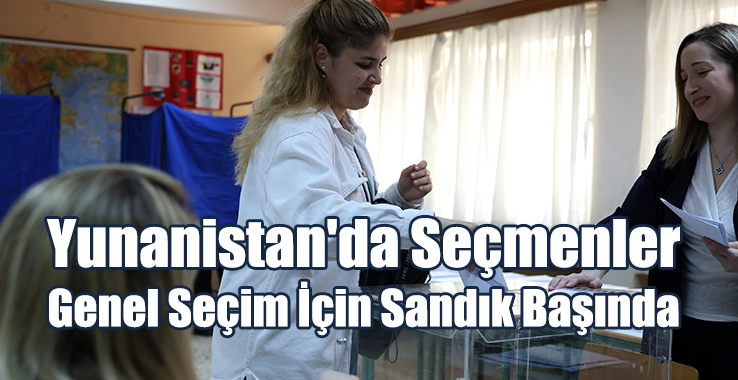 Yunanistan'da Seçmenler Sandık Başında