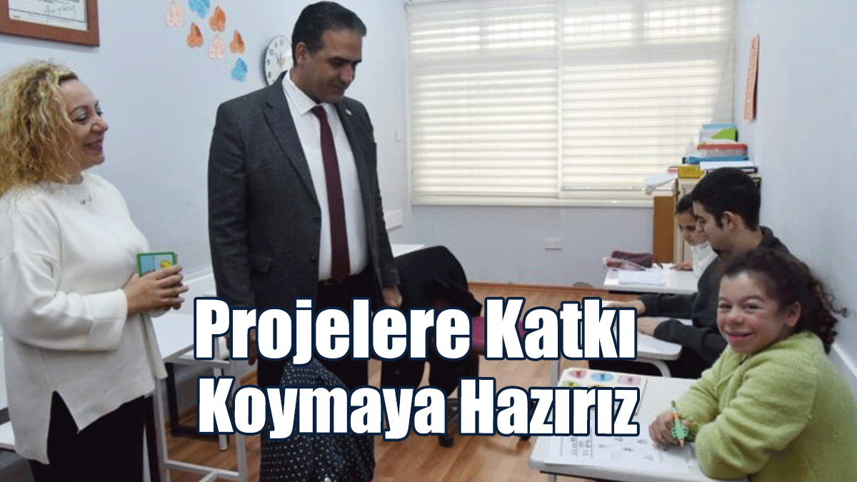 Gardiyanoğlu, Özel Eğitim Vakfı’nı Ziyaret Etti