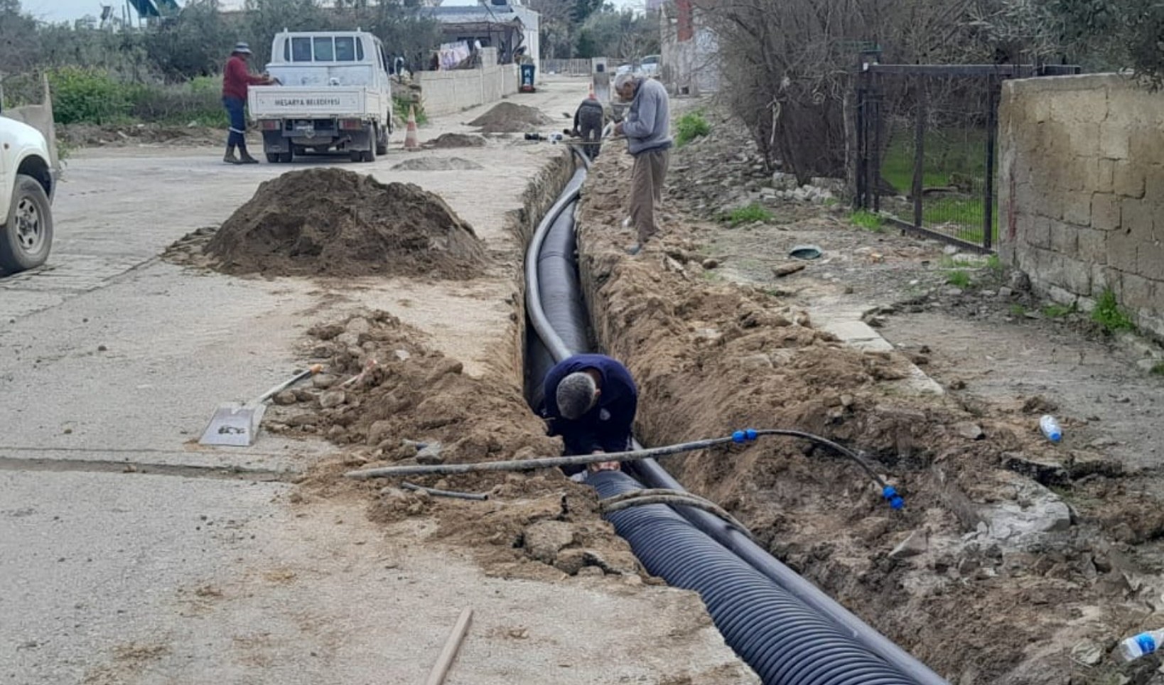 Korkuteli’nde su hattı yenileniyor