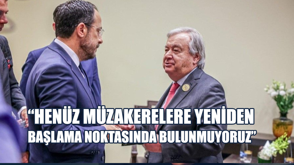 Hristodulidis: Bazı Yapıcı Noktalarda Sayın Tatar'dan Yeni Bir Şey Duymadım