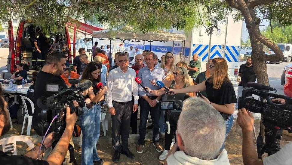 Erhürman Limasol’da: Şimdi dayanışma zamanıdır, yardıma hazırız