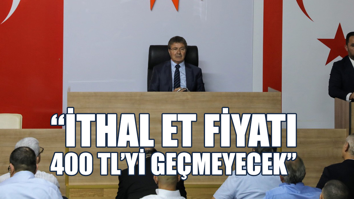 Üstel, Et Konusunda Açıklamalarda Bulundu