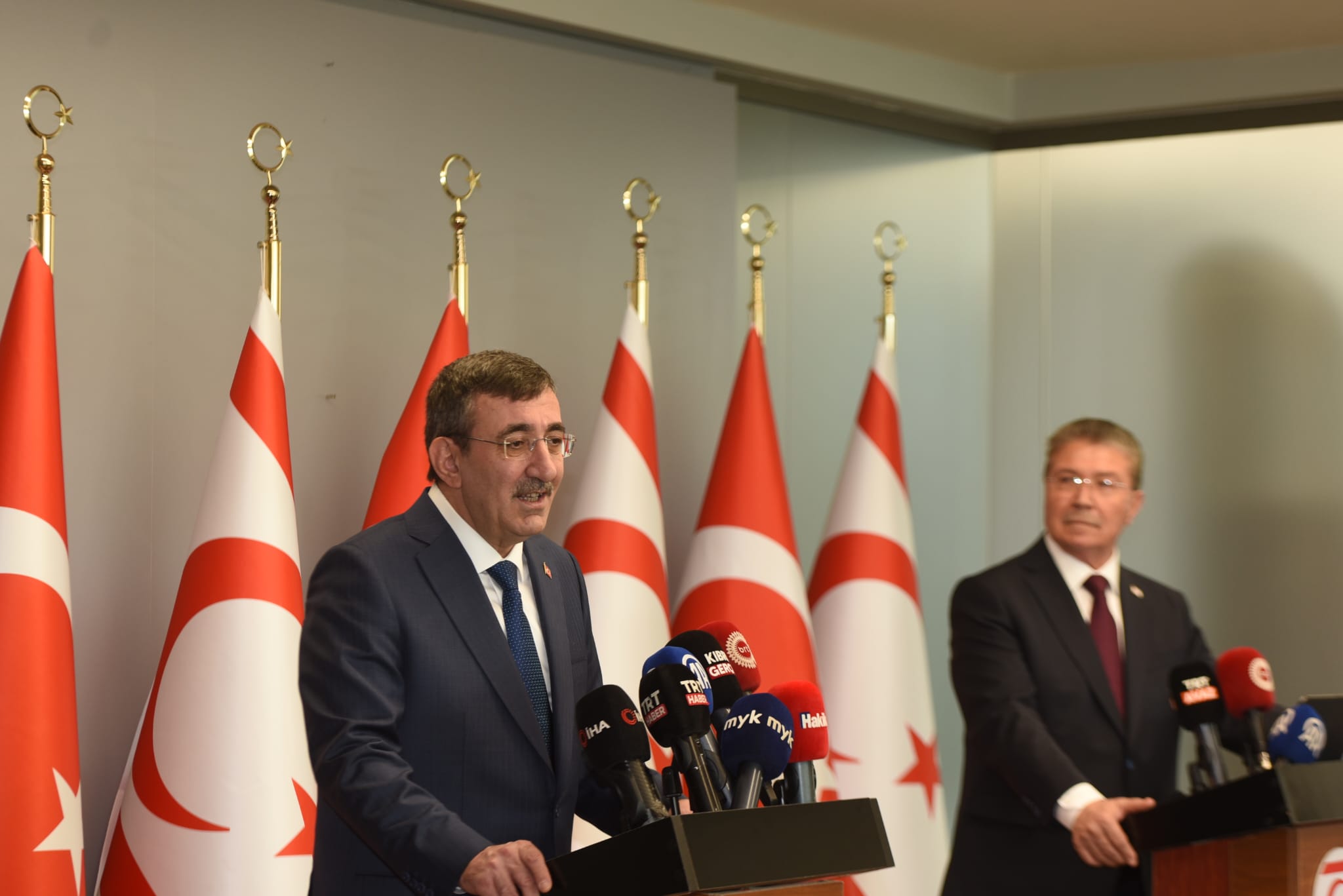 Cevdet Yılmaz KKTC’de: Ada’nın Orta Doğu’ya yönelik operasyonlar için kullanılıyor olması tüm bölge ülkeleri için risk