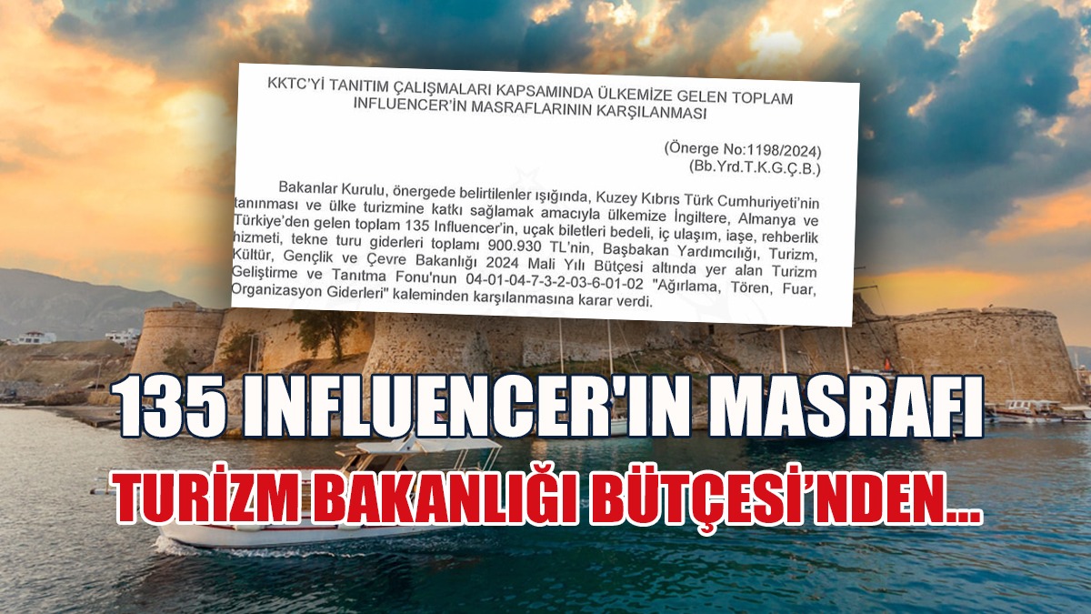 900 Bin 930 TL’lik Masraf Turizm Bakanlığı Bütçesi’nden Karşılanacak