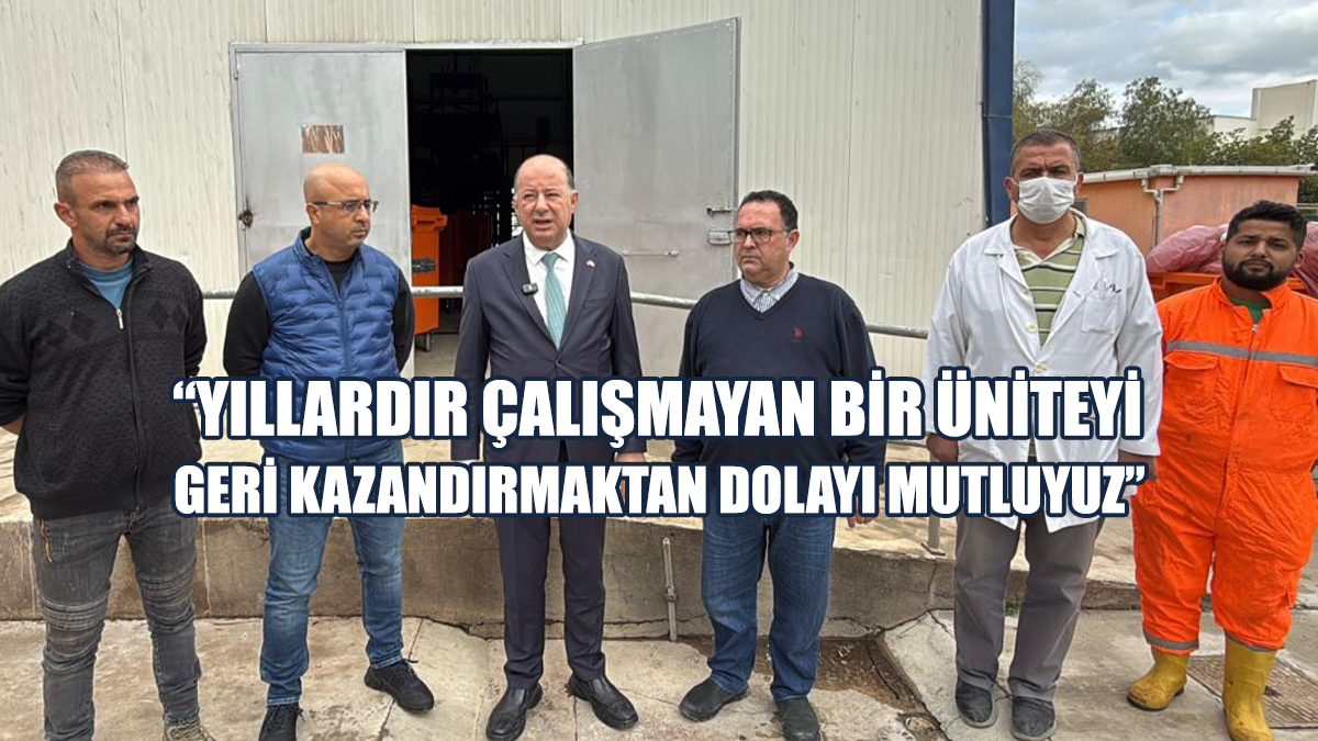 Dinçyürek, Nalbantoğlu Hastanesi'nde Tıbbi Atık Bertaraf Ünitesini Denetledi