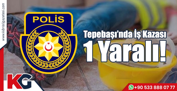 Tepebaşı’nda İş Kazası 1 Yaralı!