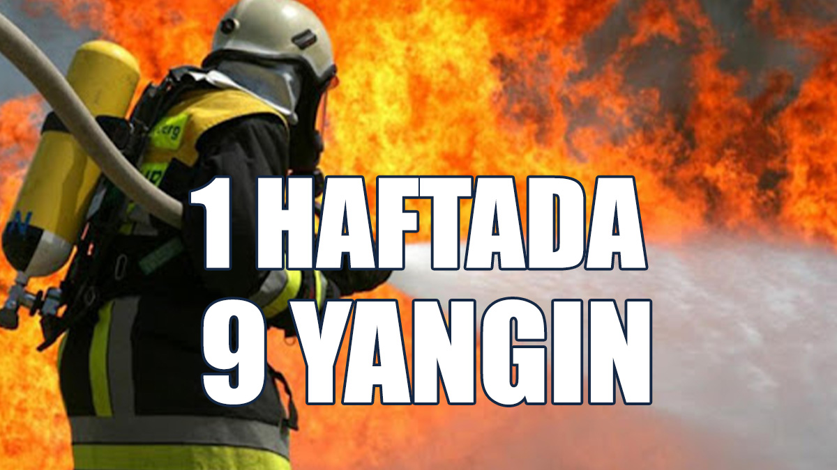 Yangınlar Sonucu 1 Milyon 475 Bin 500 TL Zarar Oluştu