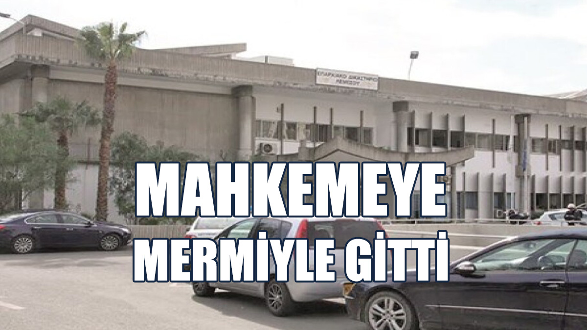 Limasol Mahkemesi’ne Mermiyle Girmeye Çalıştı