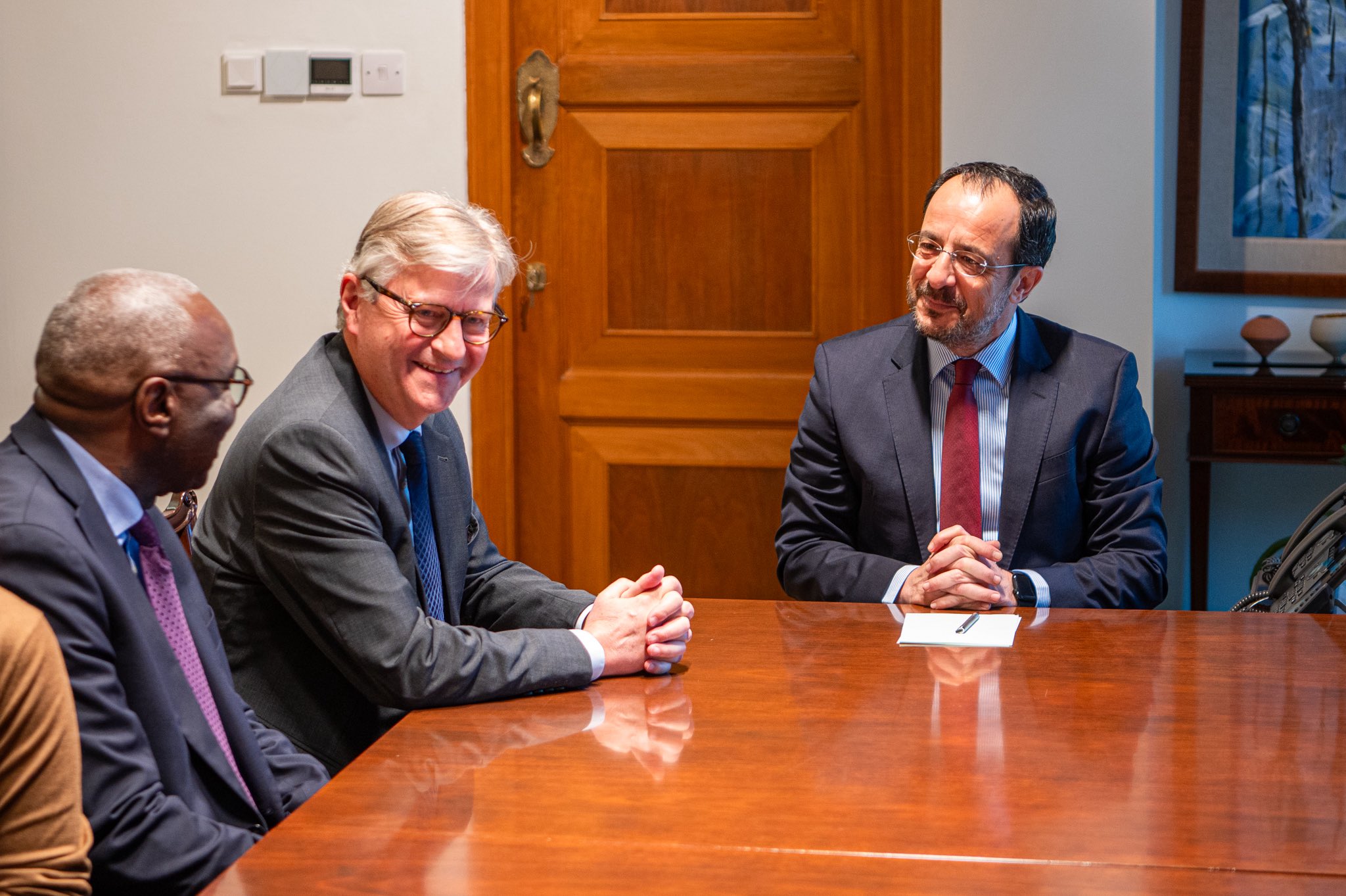 Hristodulidis Lacroix ile görüştü