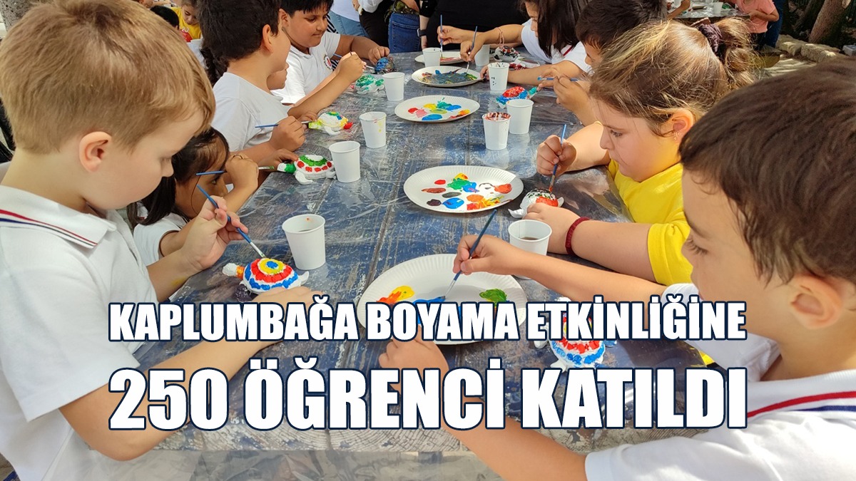 Merit Otellerinin Anaokullarda Düzenlediği Kaplumbağa Boyama Etkinliği Tamamlandı