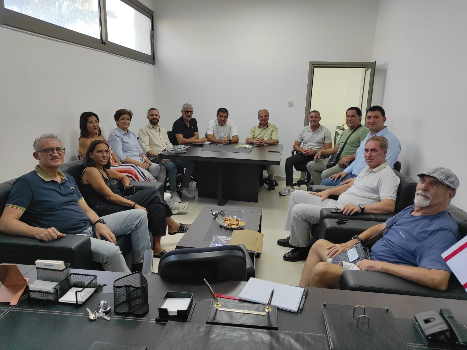 CTP Spor Komitesi, Üniversite Sporları Federasyonu’nu ziyaret etti