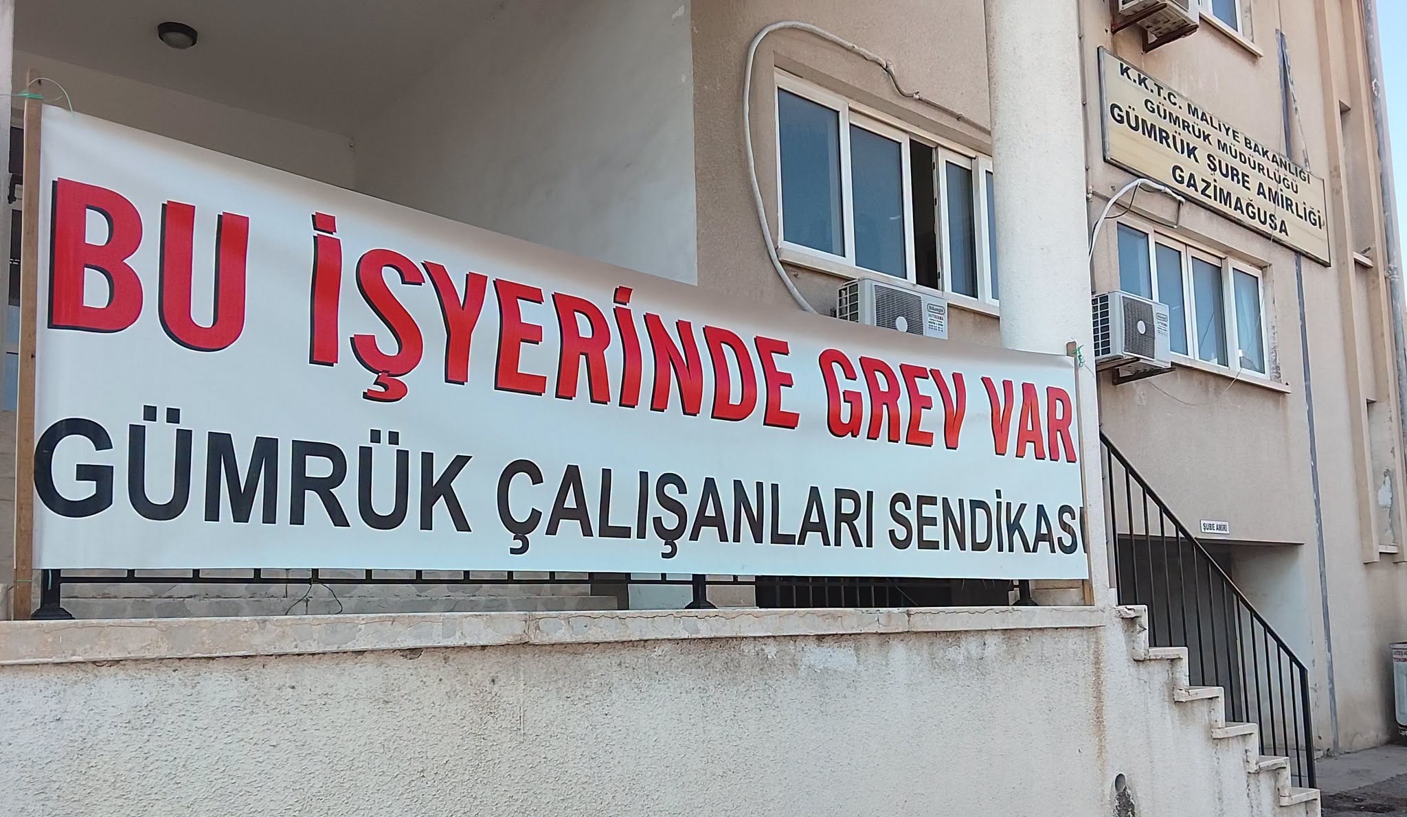 GÜÇ-SEN, Gazimağusa Limanı’nda uyarı grevi yapıyor