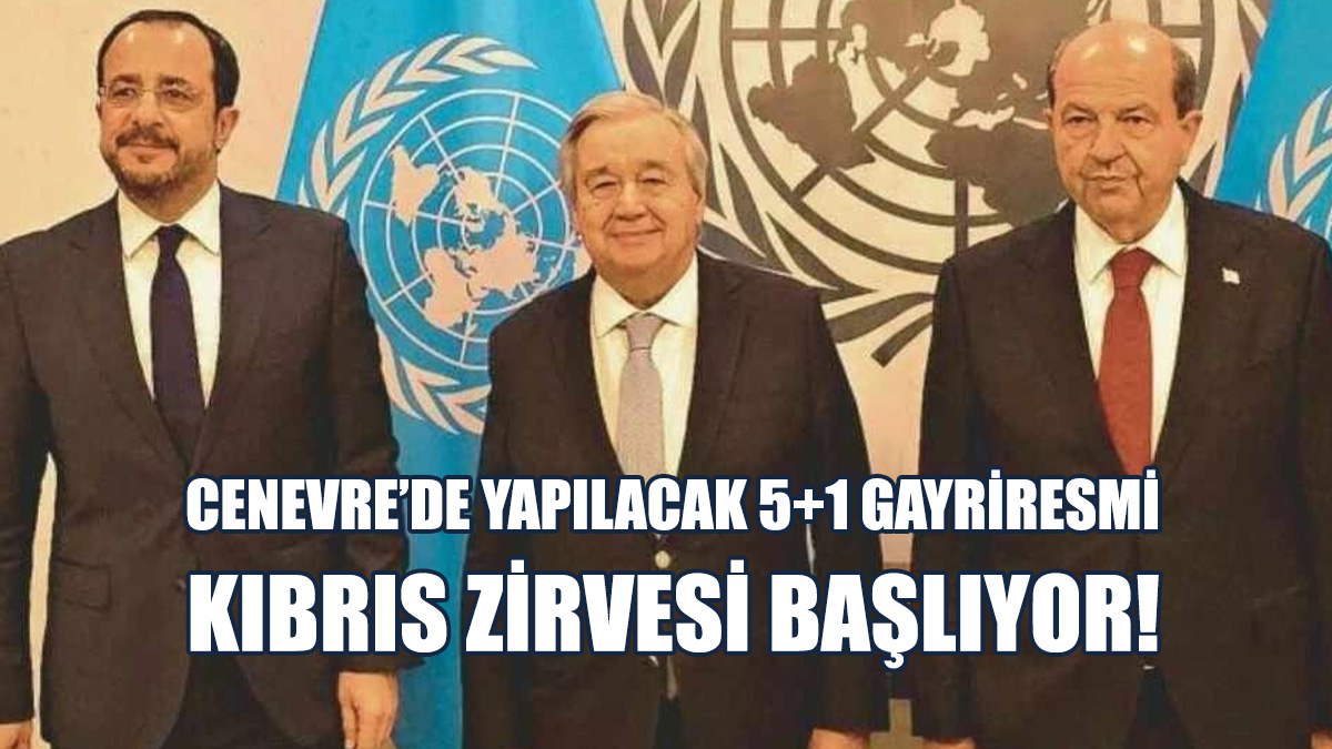Kıbrıs Zirvesi Heyet Başkanları İçin Verilecek Yemekle Başlayacak