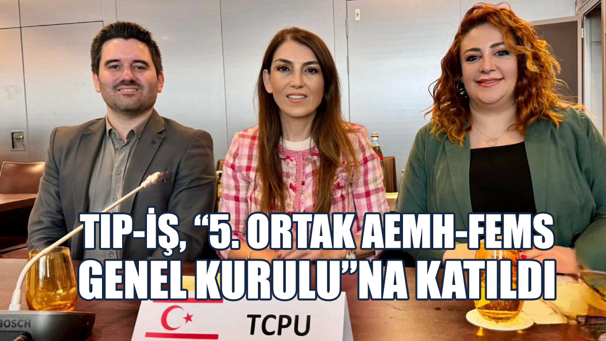 TIP-İŞ, Berlin'de “5. Ortak AEMH-FEMS Genel Kurulu”na Katıldı