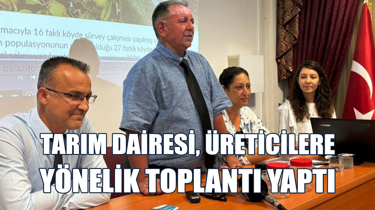 Tutinçgil Yeşillenme Hastalığı İle İlgili Toplantı Gerçekleştirildi