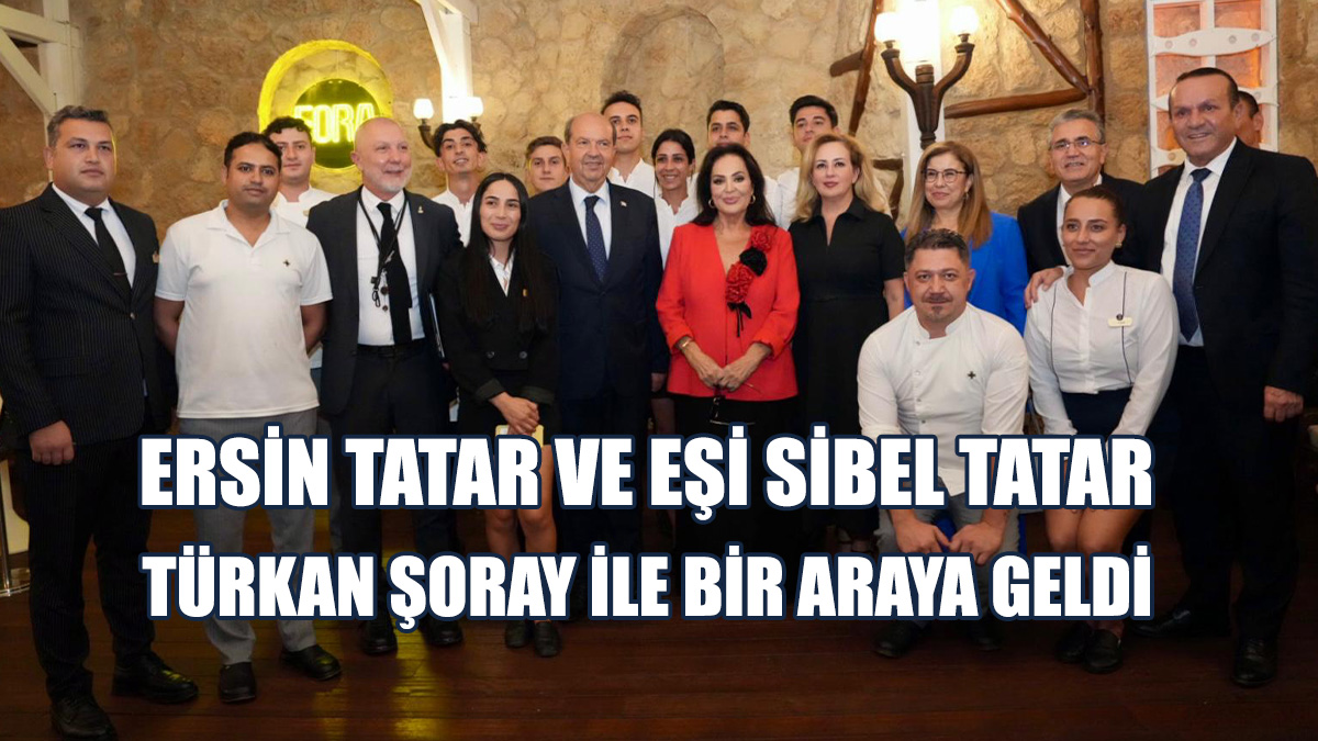 Ersin Tatar Ve Eşi Sibel Tatar, Türkan Şoray İle Bir Araya Geldi