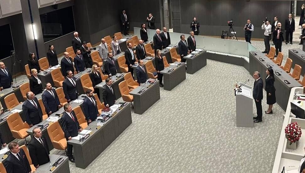 Cumhurbaşkanı Tufan Erhürman, Meclis’te ant içerek görevine başladı