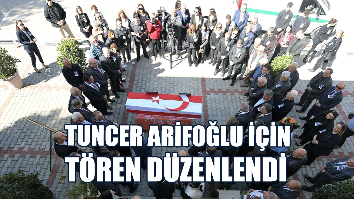 Eski Bakan Tuncer Arifoğlu İçin UBP Genel Merkezi’nde Tören Düzenlendi