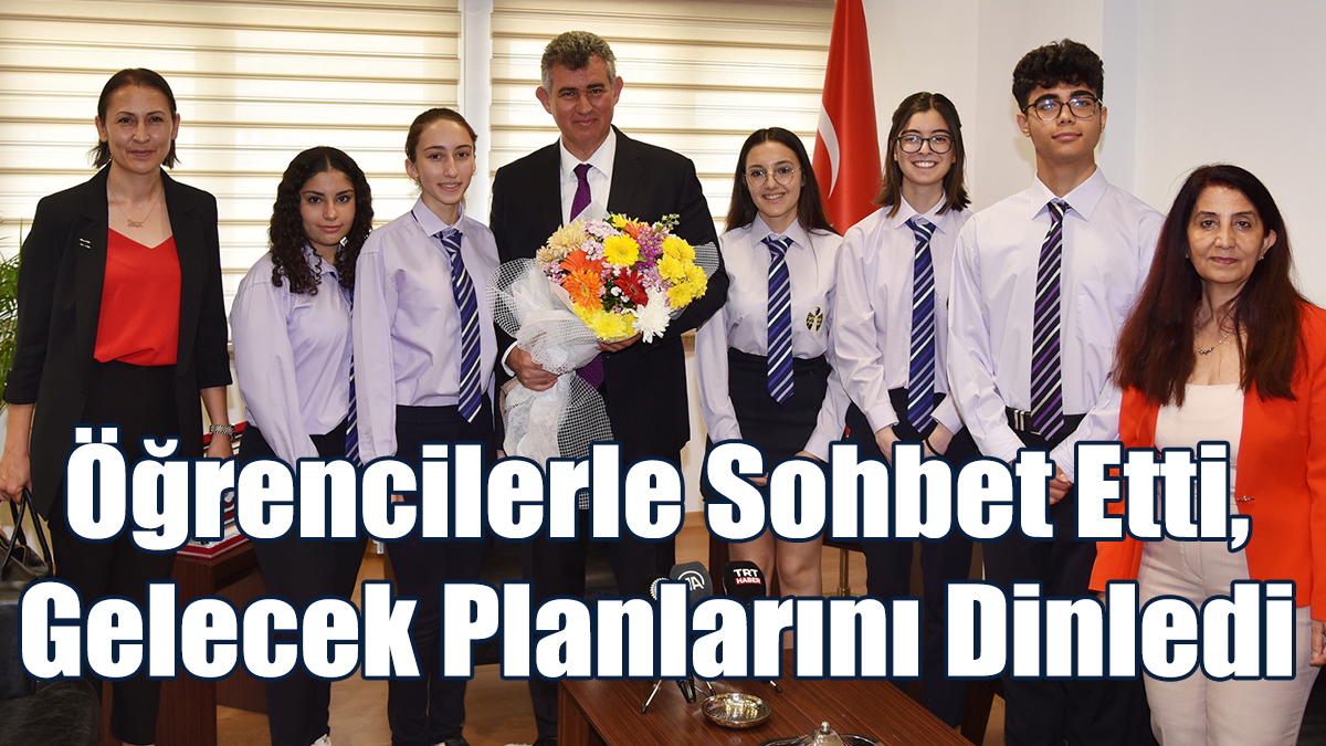 Büyükelçi Feyzioğlu, 20 Temmuz Fen Lisesi Heyetini Kabul Etti
