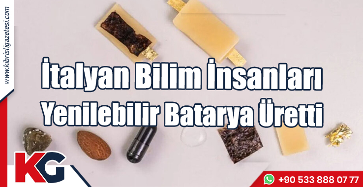 İtalyan Bilim İnsanları Yenilebilir Batarya Üretti