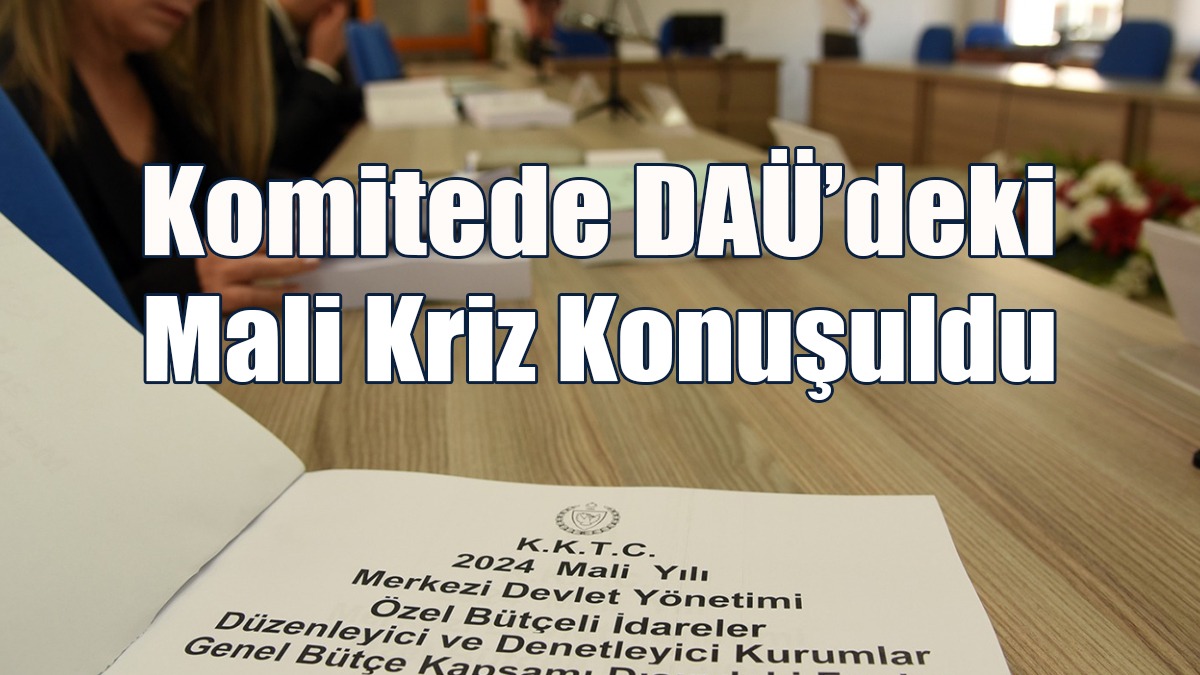 Komitede DAÜ’deki Mali Kriz Konuşuldu