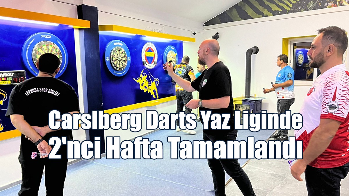 Carslberg Darts Yaz Liginde 2'nci Hafta Tamamlandı
