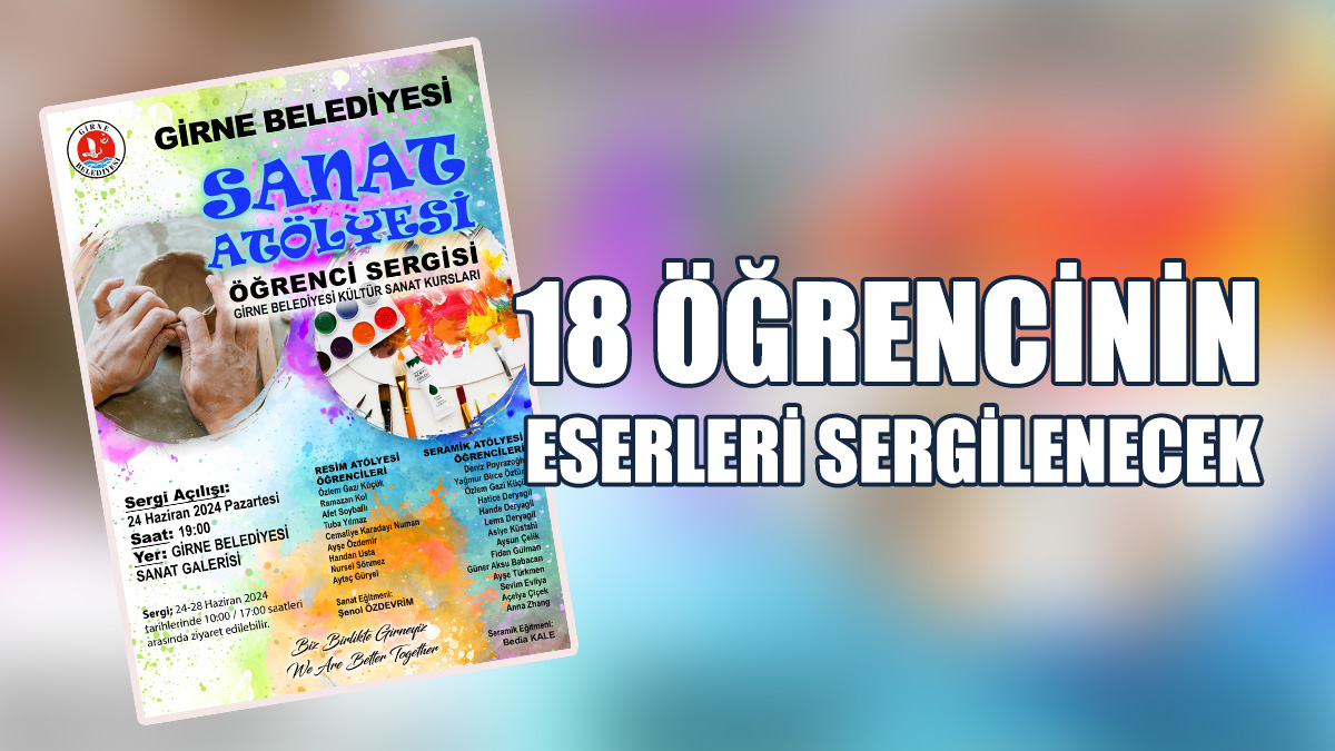 Öğrenci Sergisi 24 Haziran’da Açılıyor