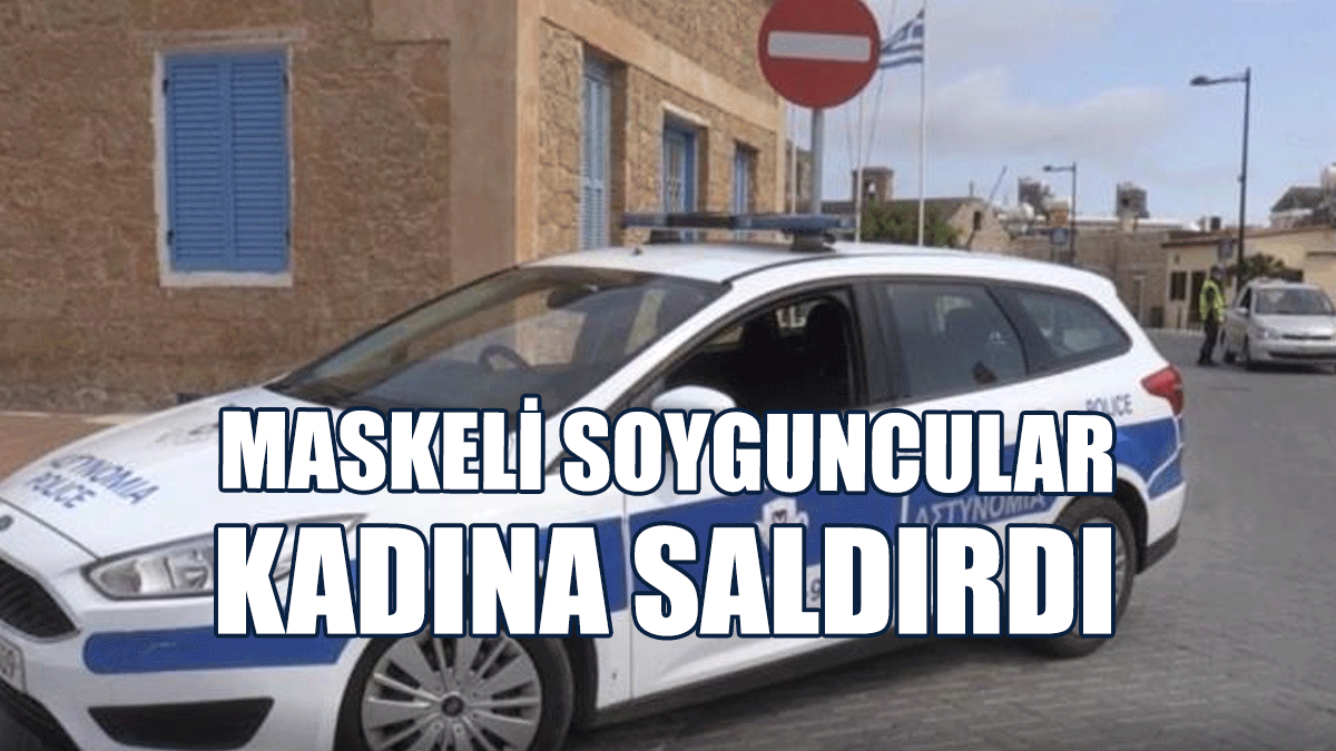 Maskeli Soyguncular Kadına Saldırdı