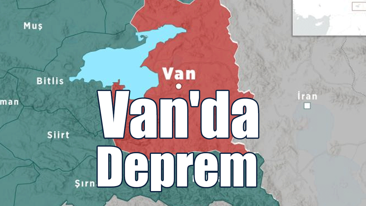 Van'da 4 Büyüklüğünde Deprem