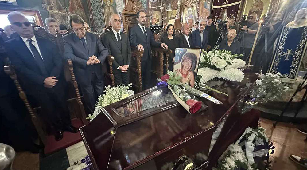 Katie Klerides için Lefkoşa’da cenaze töreni düzenlendi