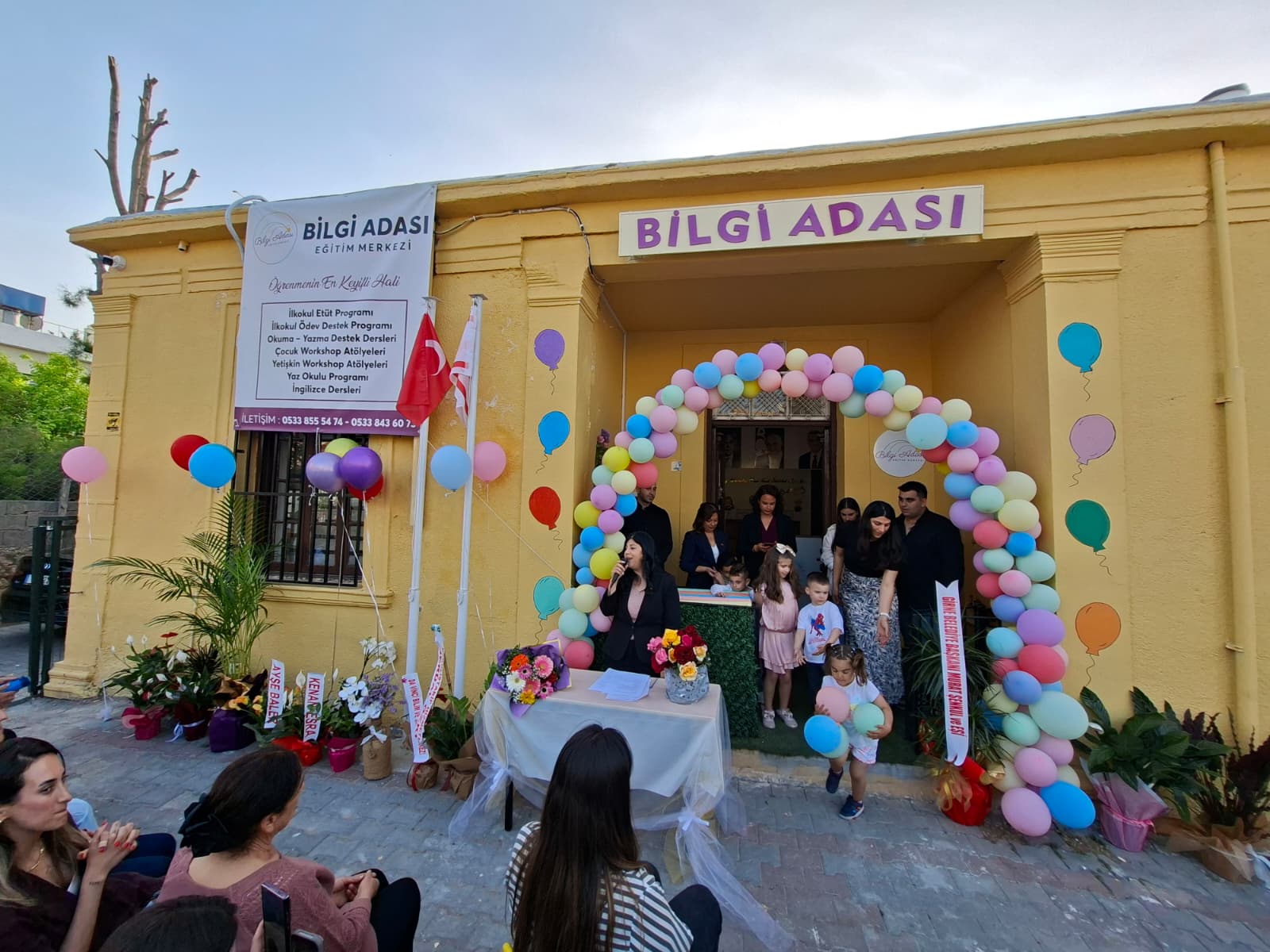 Girne’de eğitime yeni bir soluk: Bilgi Adası Eğitim Merkezi açıldı
