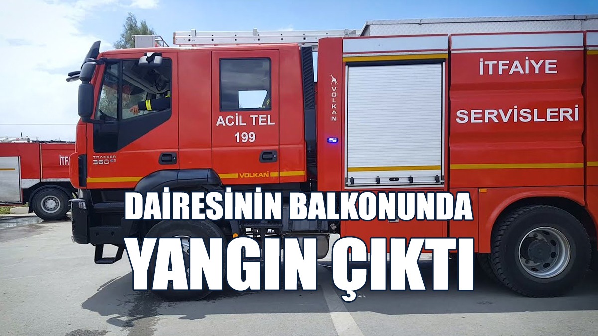 Lefkoşa'da Balkon Yangını…