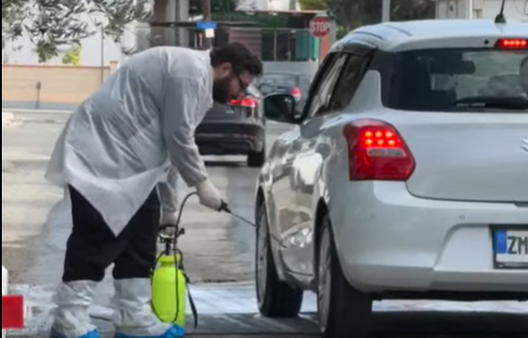 İngiliz üslerinden Beyarmudu ve Akyar geçiş noktalarında şap önlemi