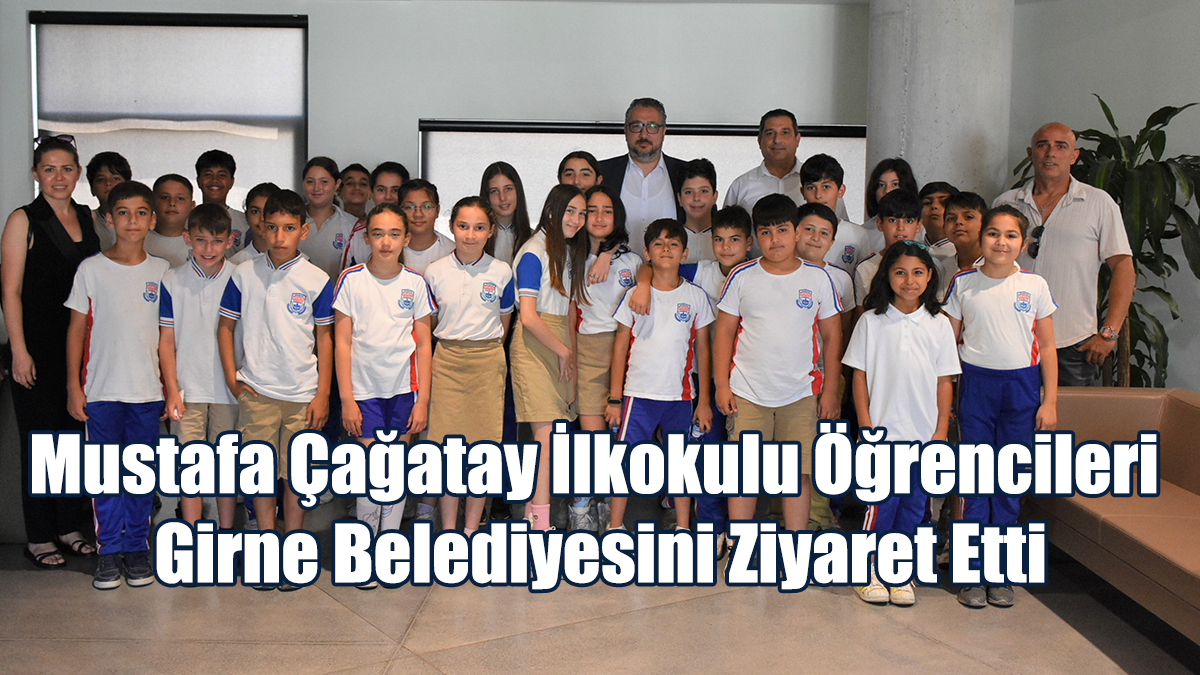 Mustafa Çağatay İlkokulu Öğrencileri Girne Belediyesini Ziyaret Etti