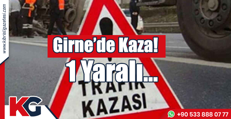 Kamyon Toprak Sete Çarptı: 1 Yaralı