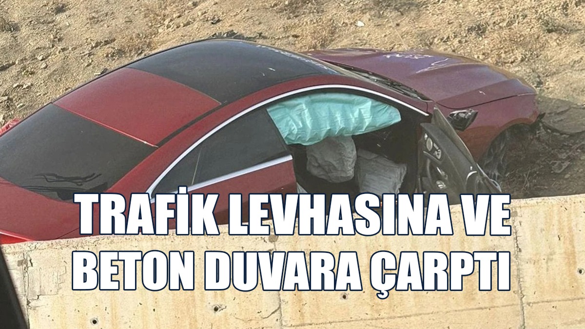 Alkollü Sürücü Kaza Yaptı