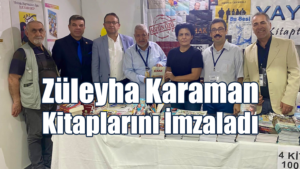 Züleyha Karaman Kitaplarını İmzaladı